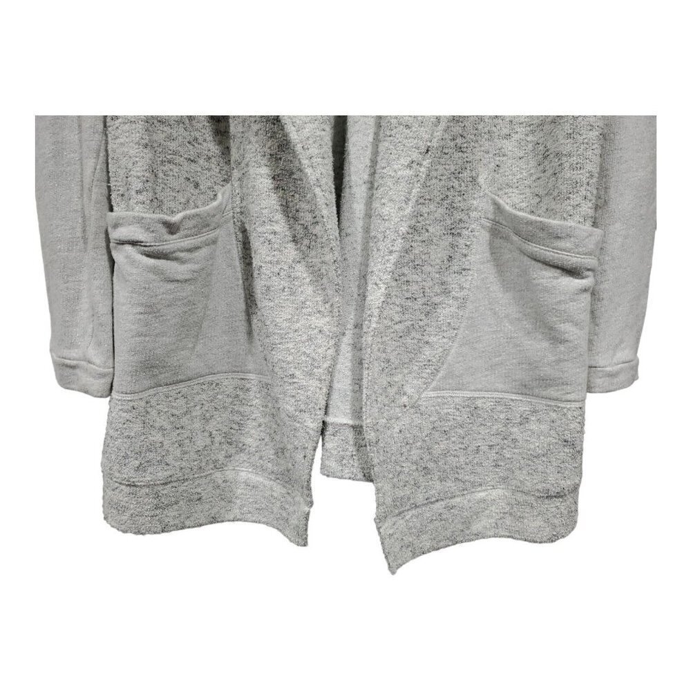 Anthropologie Monday Tuesday W T F S S Gray Open-front Cardigan Sweater … - Picture 5 of 13